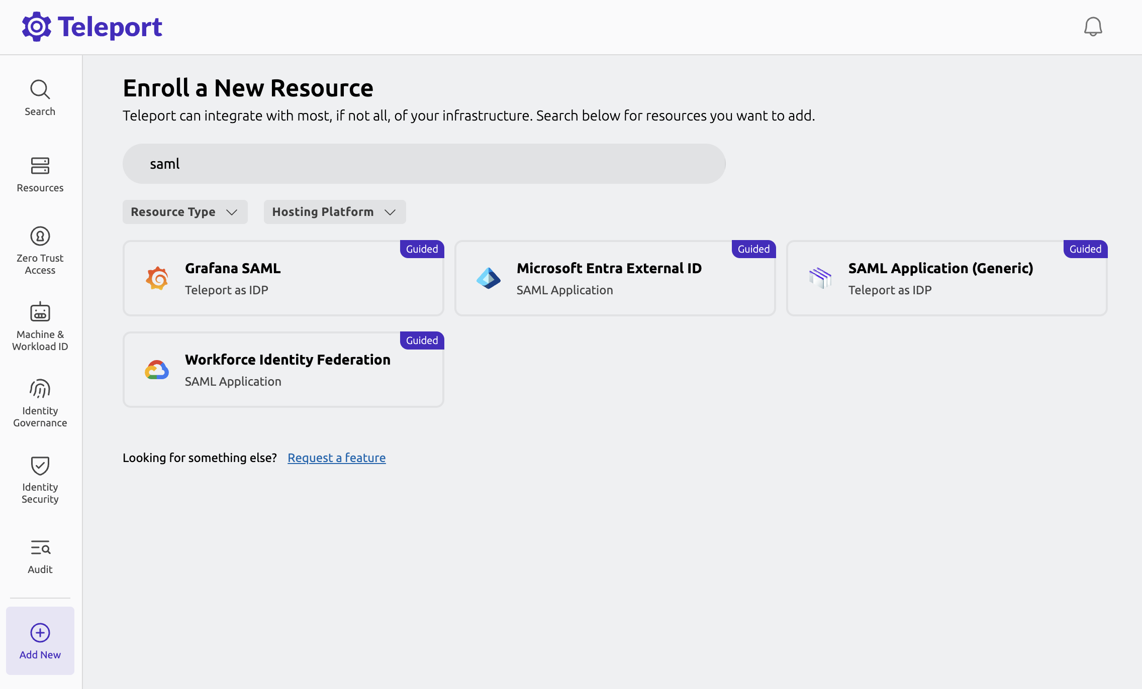 Enroll SAML app